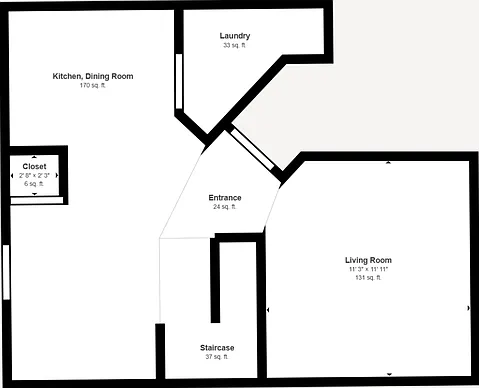 2 bed, 1.0 bath, 960 sqft, $1,299 — Photo 3
