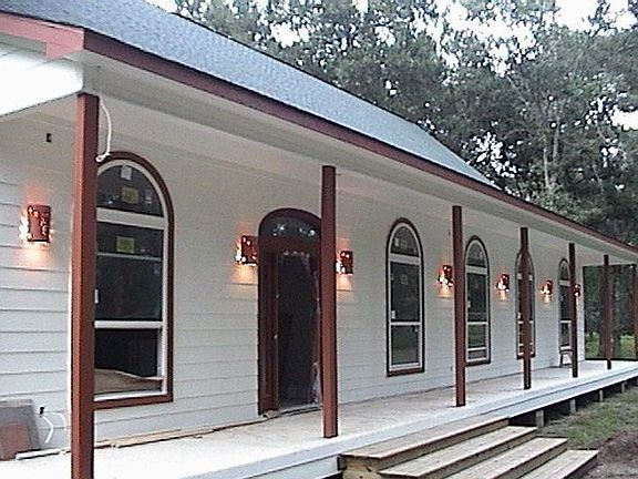 Front of home with huge covered porch