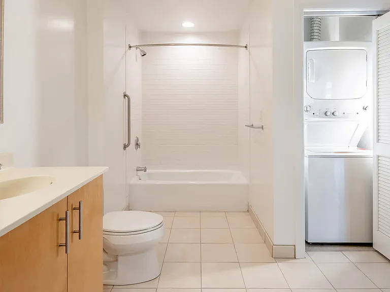 Bathroom and In-home washer and Dryer