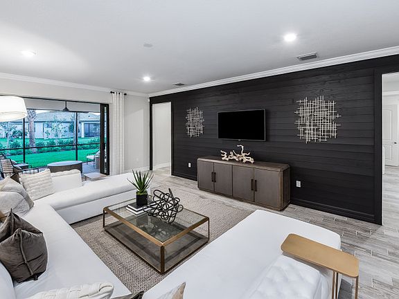 Gathering Room Open to Kitchen