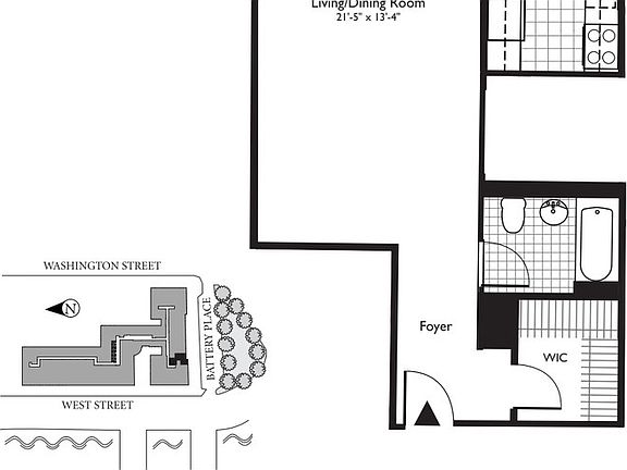 2nd image of 1 West St APT 2438