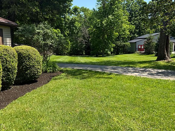 Huge back yard.