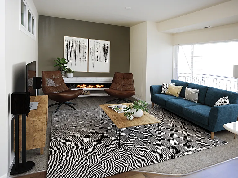 Large Windows for Natural Light