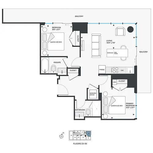 Floor plan 2308