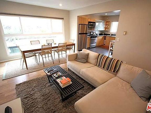 Living room (shown furnished by a previous tenant)