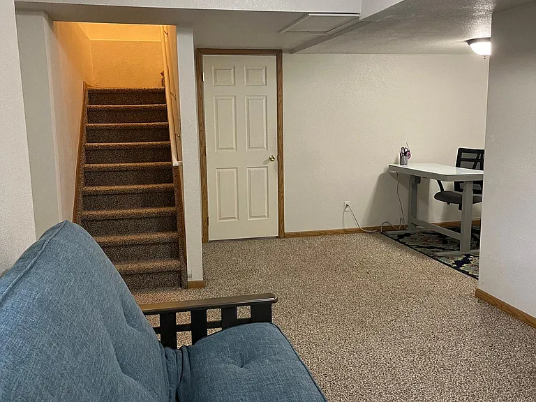 Full basement (or 3rd BR if needed.)