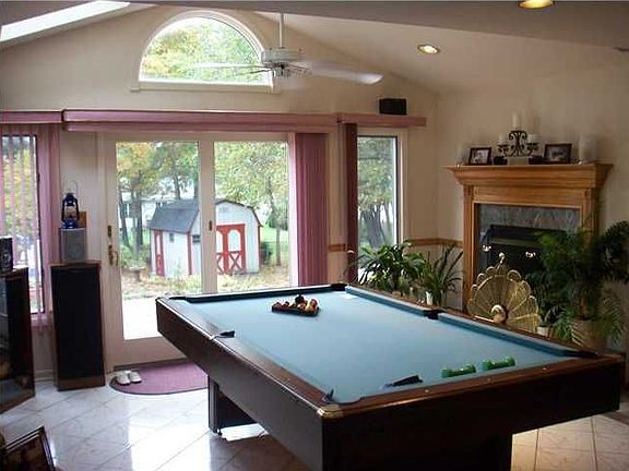 Addition off of original home with Vaulted Ceilings and plenty of light