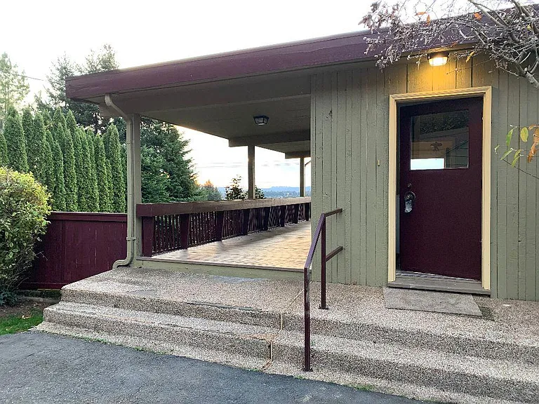 back door to laundry room