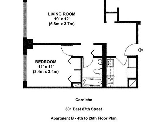 2nd image of 301 E 87th St APT 21B