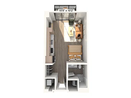 Floor plan S1-W80