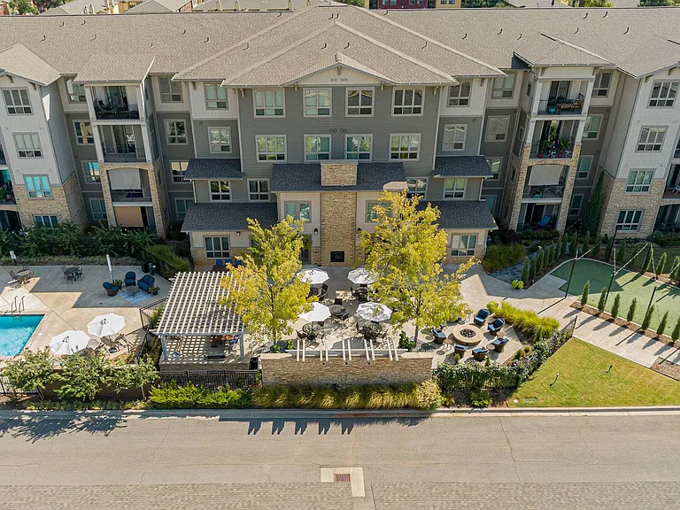 Aerial of community amenities