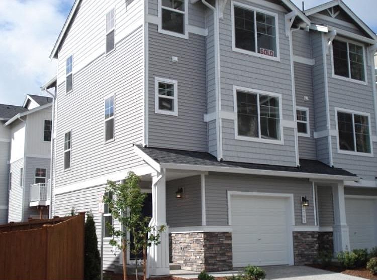 Front of the townhome - unit A