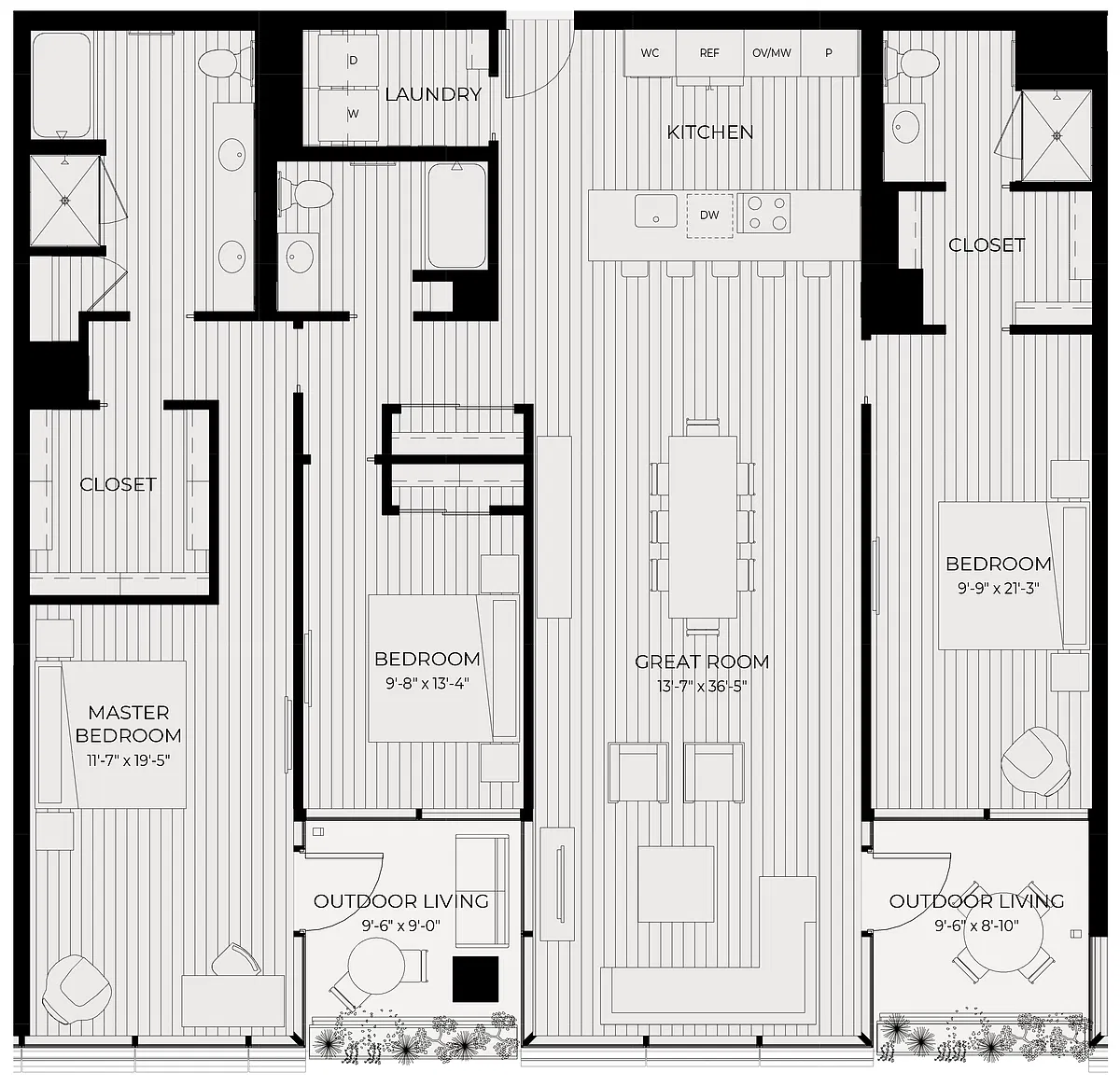 Floor plan Monterosa