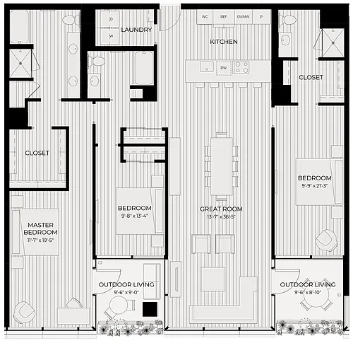 Floor plan Monterosa