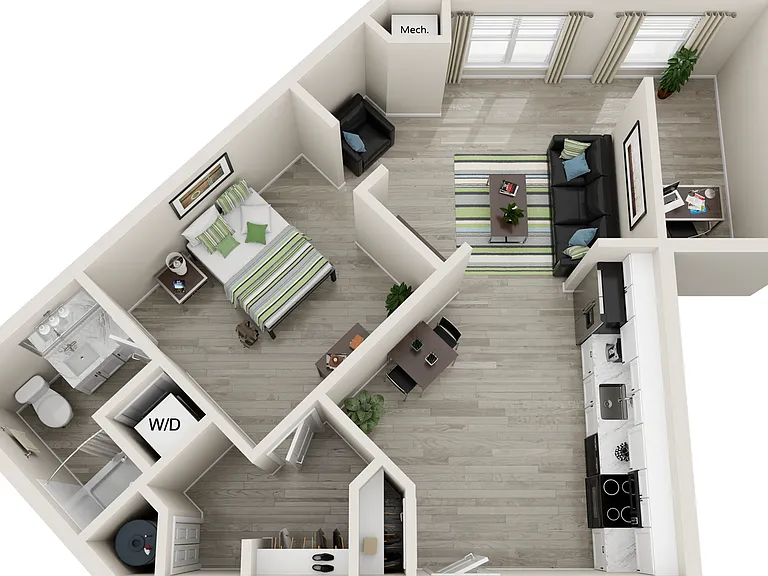 1x1-Den-Premium-The-Flats-at-Carrs-Hill-Athens