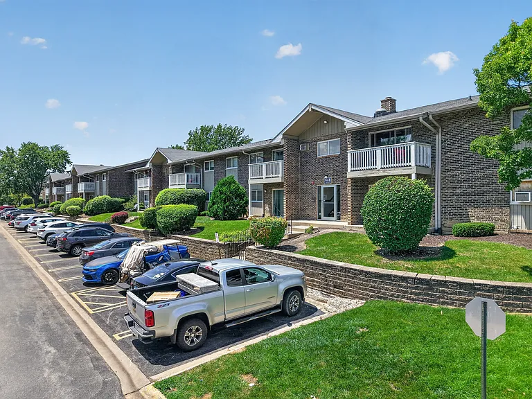 Enjoy convenient parking right outside your home at Renaissance at Carol Stream in Carol Stream, IL.