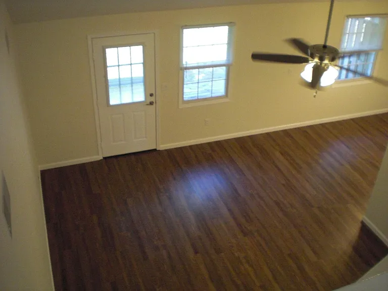 Living Room with vaulted ceiling
