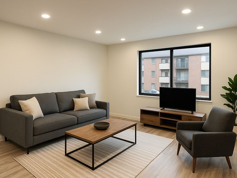 Virtually staged living room!