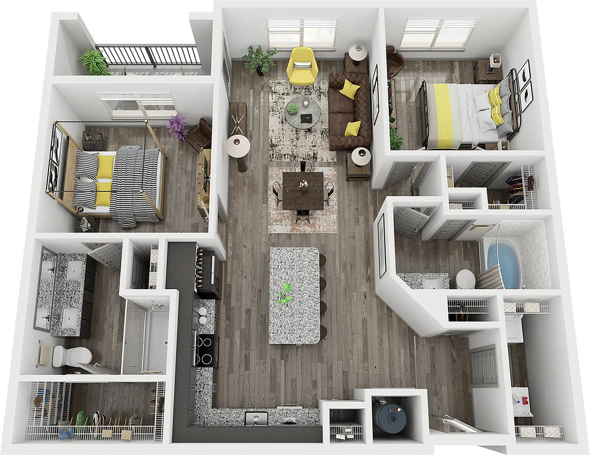 Floor plan B2A