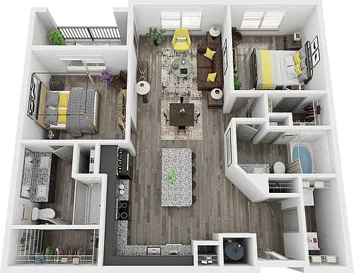 Floor plan B2A