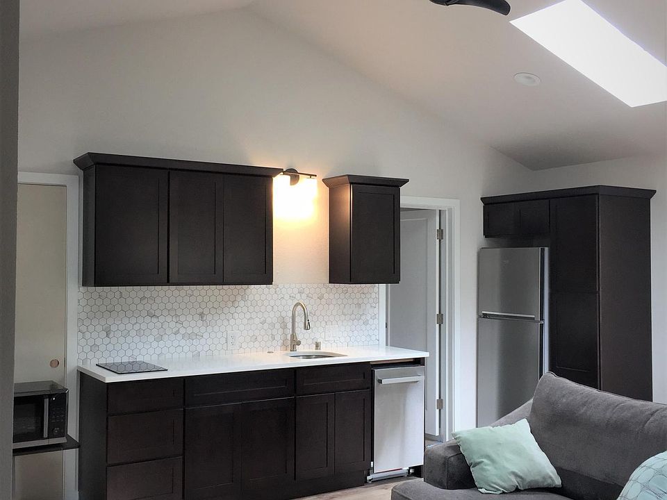 Skylight brings beautiful morning light.
