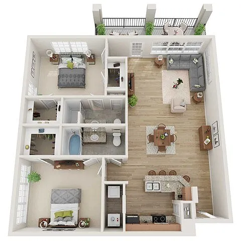 Floor plan B2