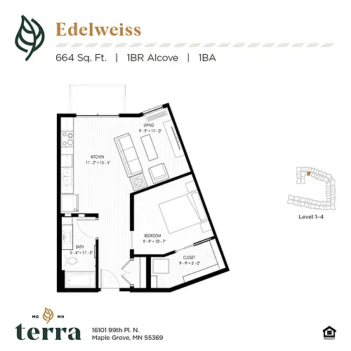 Floor plan Edelweiss