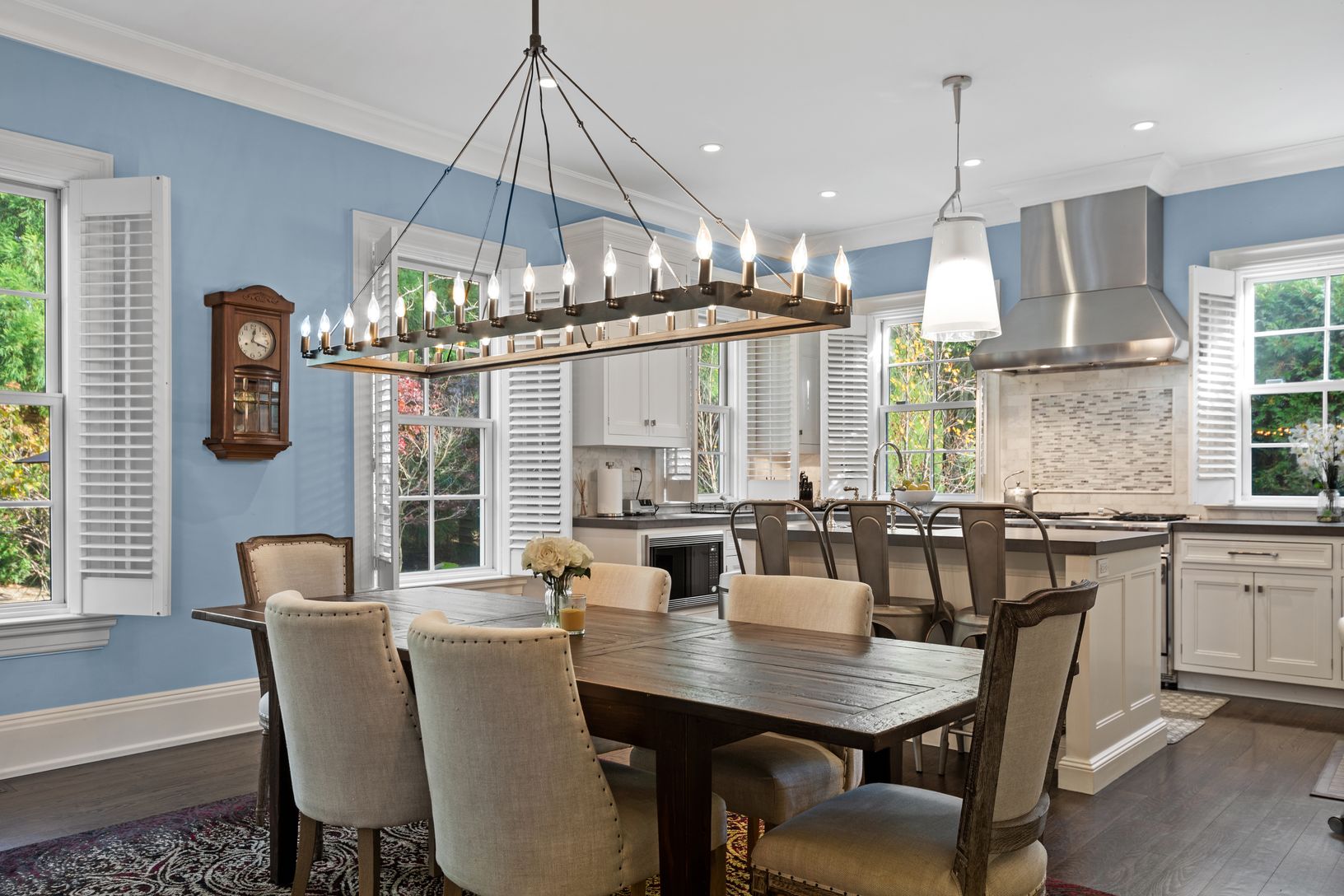  Dining and kitchen view