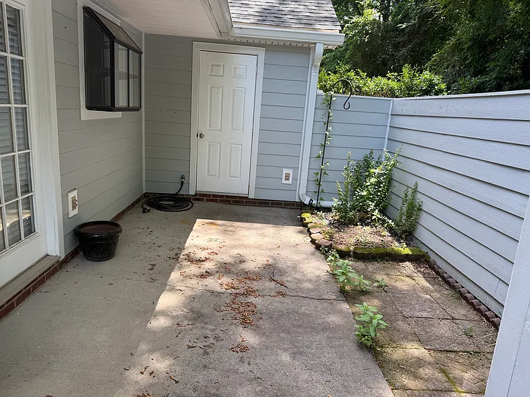 Spacious enclosed patio