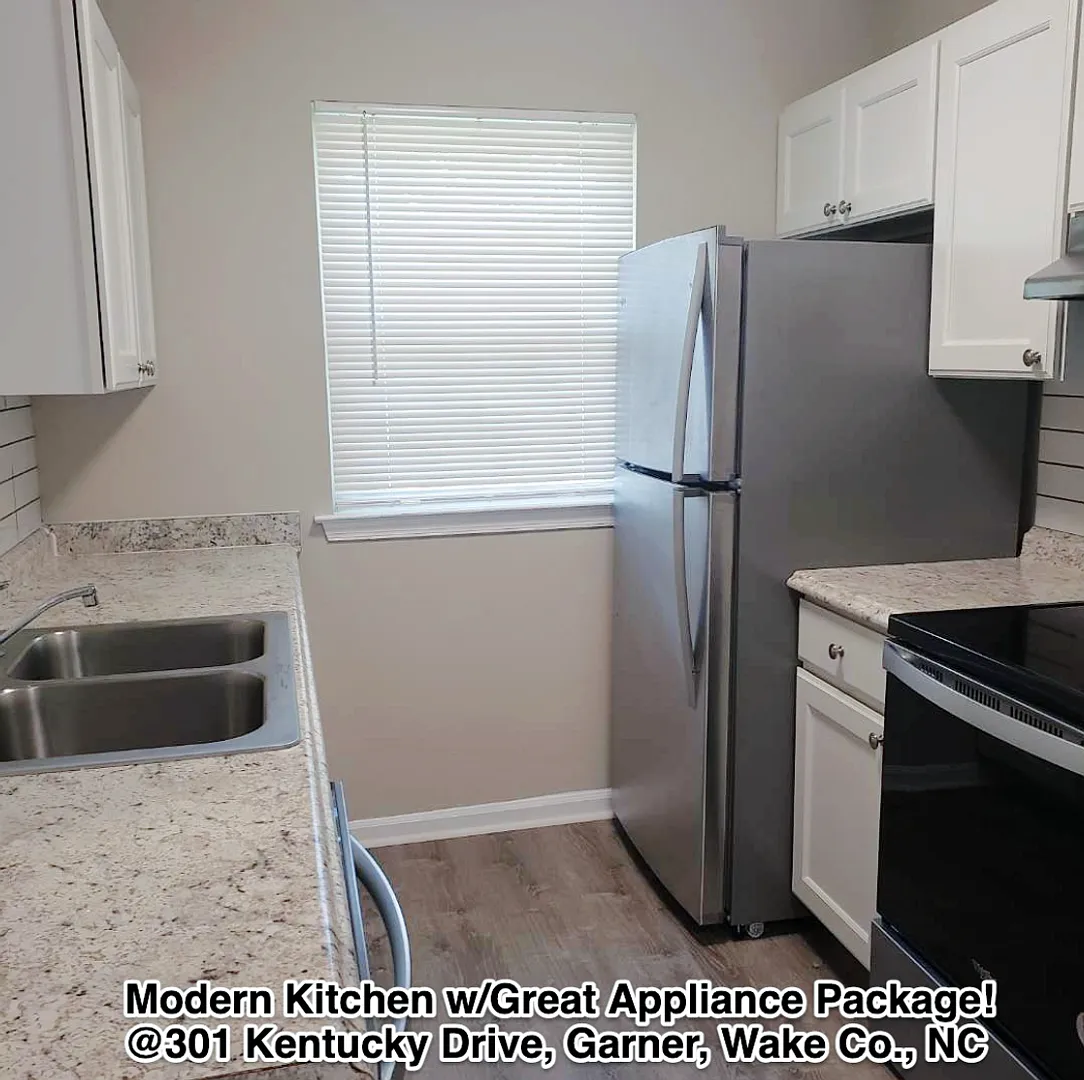 Sleek, Modern 2 Bedroom, 2 Full Bath, Single Level Corner Townhome in Garner! Only $1,375/mo! — Photo 1