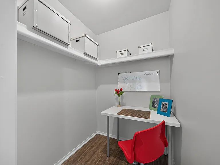 Spacious 5x5 storage closet at Drawbridge Apartments in Harrison Township, MI.
