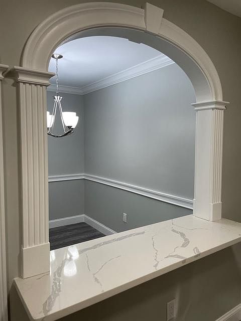 Bar Countertop from inside Kitchen
