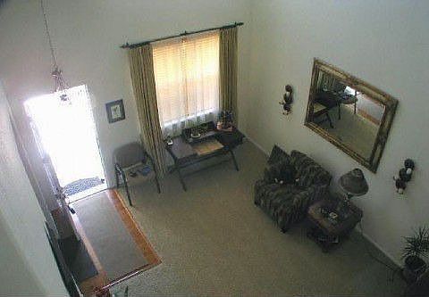 LIVING ROOM FROM UPSTAIRS