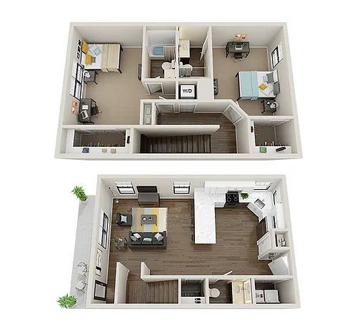 Floor plan 2x2.5 Premium