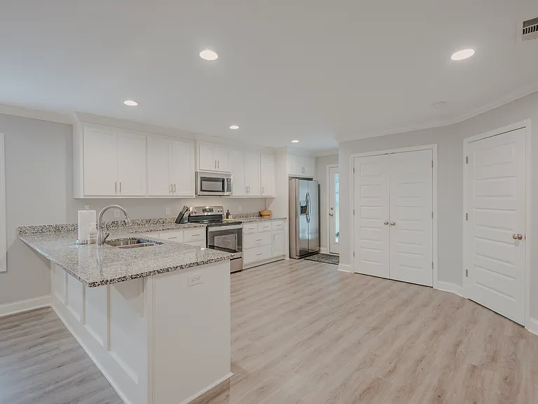 Kitchen - Laundry Entry - Master Bedroom Entry