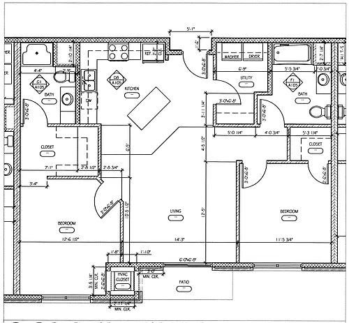 Floor plan 2 Bedroom B