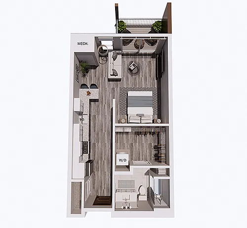 Floor plan Floorplan K