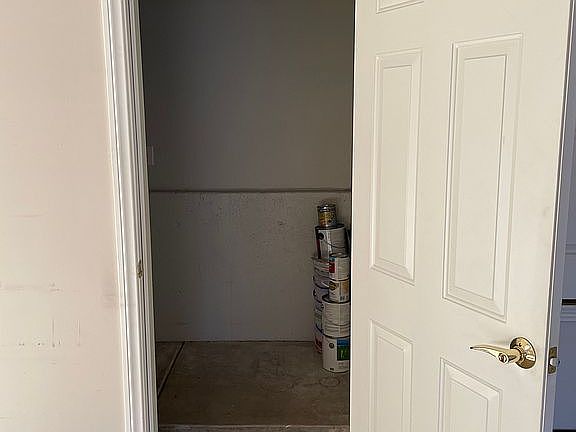 Garage storage room 