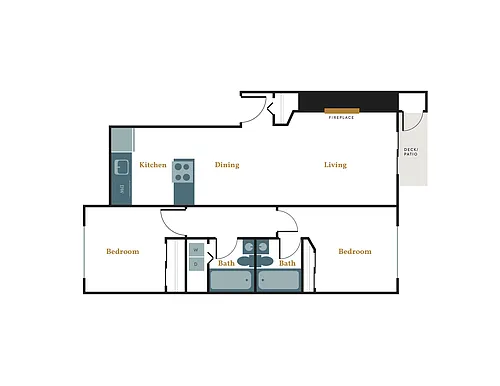Floor plan Latitude (South)
