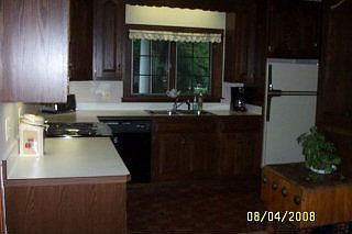 Kitchen features Wood Mode Oak cabinets