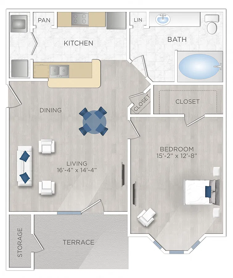 Floor plan LE MILAN (A1)