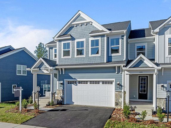 The Bayberry II - Elevation E on a Walkout Basement Foundation