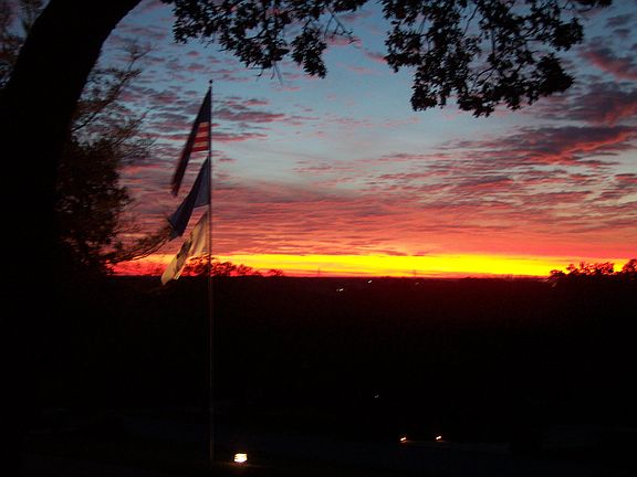 Sunrise View 2 from house