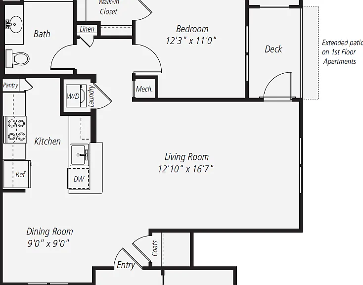 A4 Floorplan Diagram