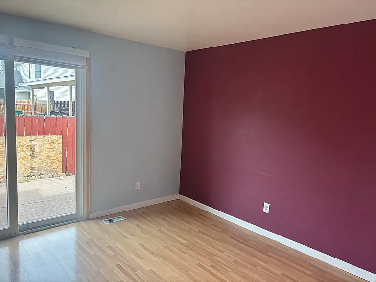 Spacious Living Room leading into private outside space