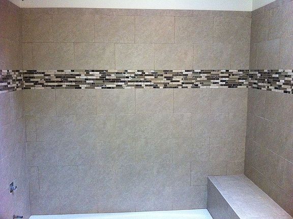 New master bath tile