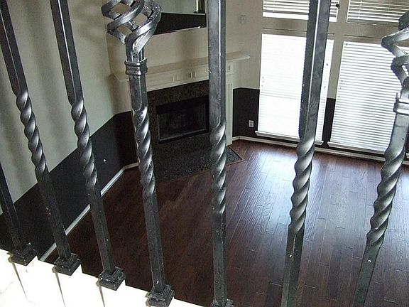 Second floor view of the living room