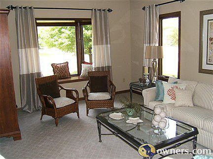 Living Room with Bay Windows