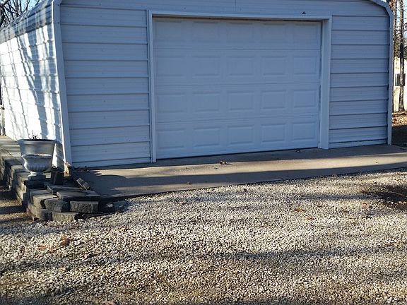 Detached garage  with opener