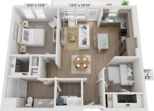 Floor plan A4 - Opal